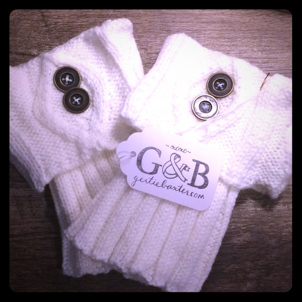 Boot sock cuffs- knitted